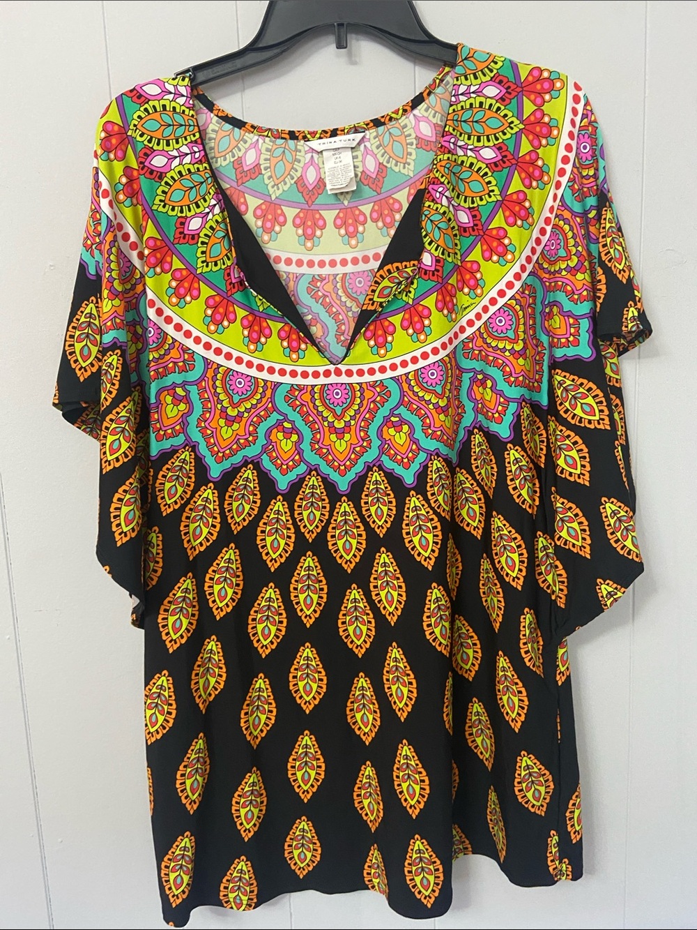 Trina Turk Colorful Boho Resort Swim Coverup